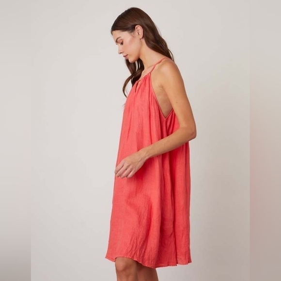 Velvet by Graham & Spencer DORA LINEN DRESS - FLIRT - Picture 4 of 5